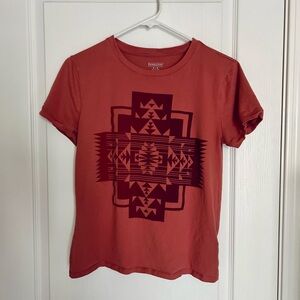 Pendleton Graphic Short Sleeve Tee in Brick